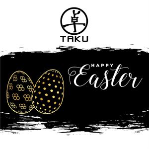 Le nostre grafiche per Taku Ristorante Giapponese a Pasqua
