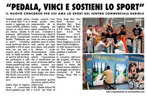 Attività di ufficio stampa Pedalando per lo sport